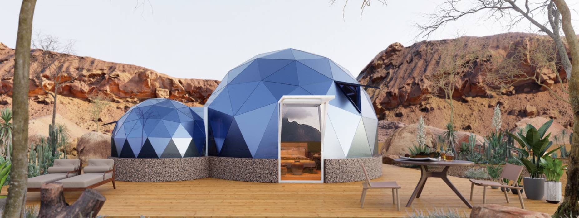 都昌县球形智能光伏玻璃星空房